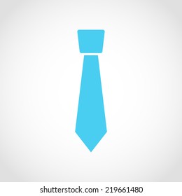 Necktie Icon Isolated on White Background