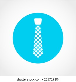 Necktie Icon Isolated on White Background