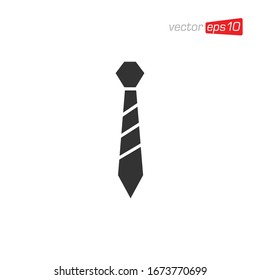 Necktie Icon Logo Design Vector