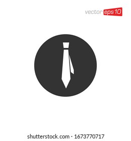 Necktie Icon Logo Design Vector