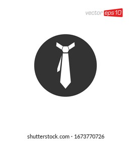 Necktie Icon Logo Design Vector