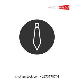 Necktie Icon Logo Design Vector