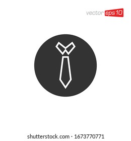 Necktie Icon Logo Design Vector