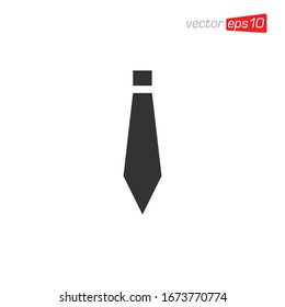 Necktie Icon Logo Design Vector