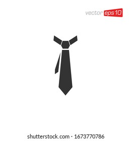 Necktie Icon Logo Design Vector