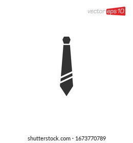 Necktie Icon Logo Design Vector