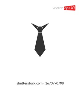 Necktie Icon Logo Design Vector