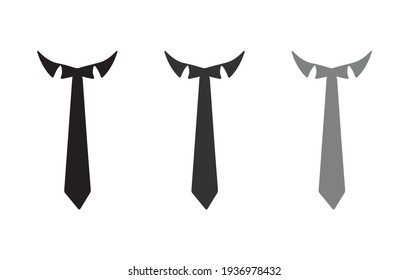 Necktie Icon Logo Design Vector