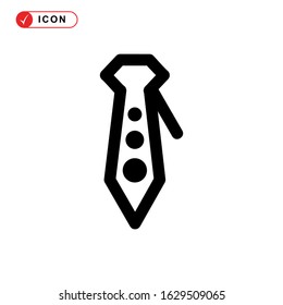 necktie icon or logo isolated sign symbol vector illustration - high quality black style vector icons
