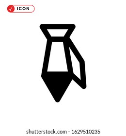 necktie icon or logo isolated sign symbol vector illustration - high quality black style vector icons
