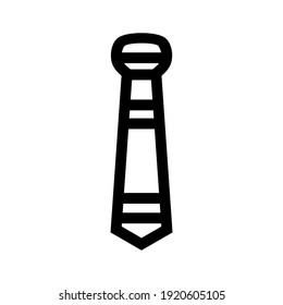 necktie icon or logo isolated sign symbol vector illustration - high quality black style vector icons
