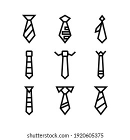 necktie icon or logo isolated sign symbol vector illustration - Collection of high quality black style vector icons
