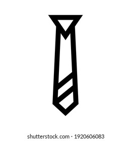 necktie icon or logo isolated sign symbol vector illustration - high quality black style vector icons

