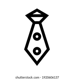 necktie icon or logo isolated sign symbol vector illustration - high quality black style vector icons
