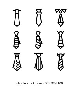 necktie icon or logo isolated sign symbol vector illustration - Collection of high quality black style vector icons
