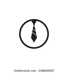 necktie icon logo vector design template