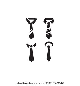necktie icon logo vector design template