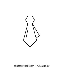 necktie icon on white background