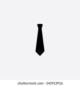 Necktie icon silhouette vector illustration