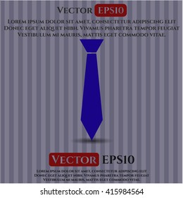 Icono o símbolo de corbata