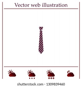 Necktie icon - Vector