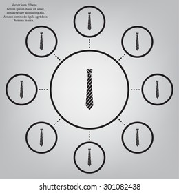 Necktie icon - Vector
