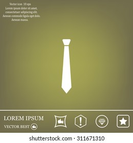 Necktie icon - Vector