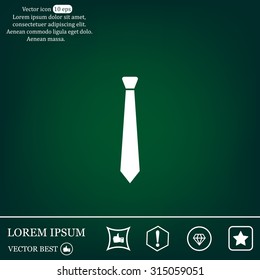 Necktie icon - Vector
