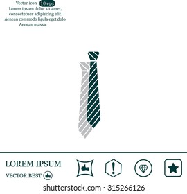 Necktie icon - Vector