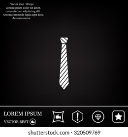 Necktie icon - Vector
