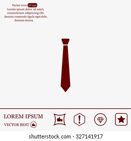 Necktie icon - Vector
