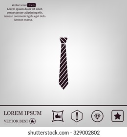 Necktie icon - Vector