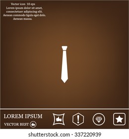 Necktie icon - Vector