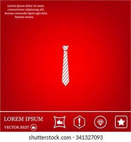 Necktie icon - Vector