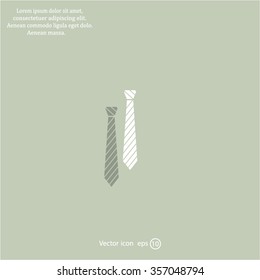 Necktie icon - Vector