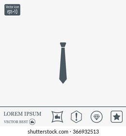 Necktie icon - Vector