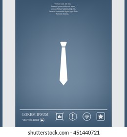 Necktie icon - Vector