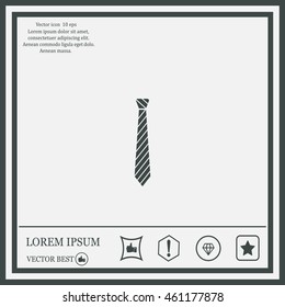 Necktie icon - Vector