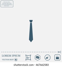 Necktie icon - Vector