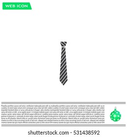 Necktie icon - Vector