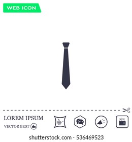 Necktie icon - Vector