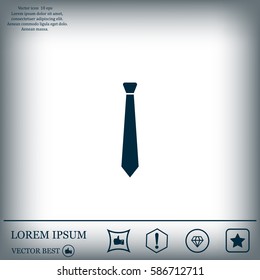 Necktie icon - Vector