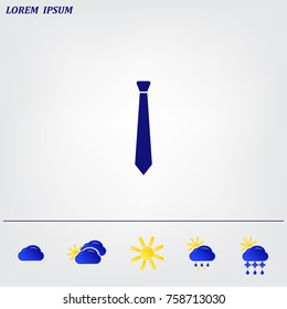 Necktie icon - Vector