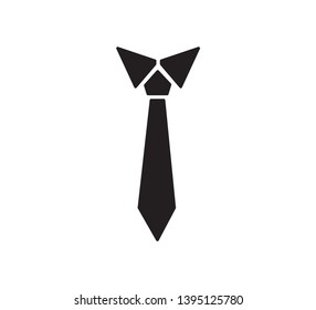 Necktie icon vector flat style trendy