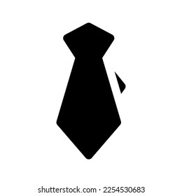 Necktie Icon Vector Symbol Design Illustration