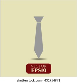 necktie icon vector symbol flat eps jpg app web concept website