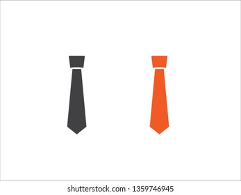 Necktie icon vector , Tie icon vector on white background.
