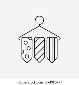 Necktie line icon 