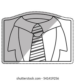 Necktie male fashion icon vector illustration graphic design