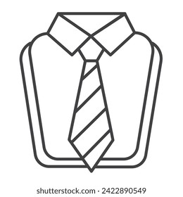 Necktie T shirt Vector Illustration Icon Design